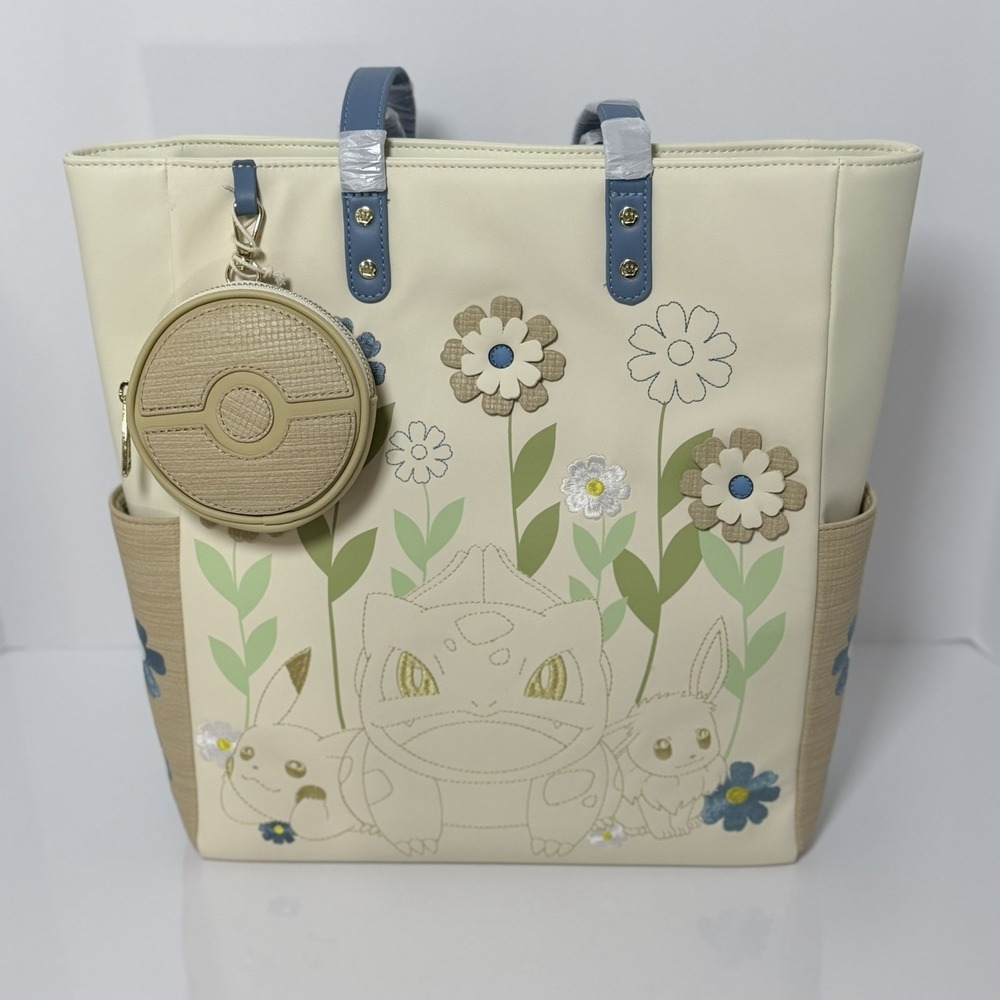 Loungefly Pokémon Group Portrait Floral Handbag BoxLunch Exclusive